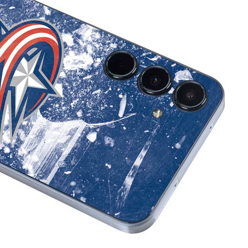 NHL Columbus Blue Jackets Frozen Galaxy A35 5G Skin